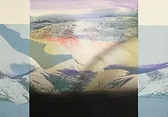 Andrew Folan, Journey Lines I, 1996, screenprint - artist's proof