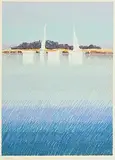 Margaret Jackson, Still Afternoon I, screenprint - number 162 from an edition of 300
