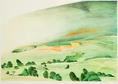James McCreary, Mountain II, lithograph - number 5 from an edition of 40