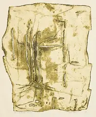 Patrick Hickey, Paths on the Mountain February, etching - number 1 from an edition of 20