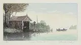 John McAuley, Lough Mask I, etching - artist's proof