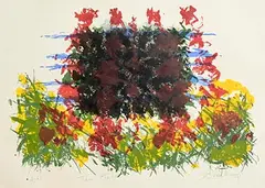 John Breaky, The Field, screenprint - artist's proof