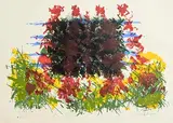 John Breaky, The Field, screenprint - artist's proof