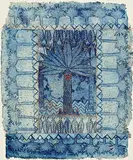 Mary Rose O'Neill, Garden, 1994, etching with stitching - number 6 from an edition of 30