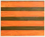 Peter Jones, Ploughed Orange Barley Field, collagraph - number 5 from an edition of 5