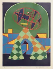 John Fitzsimons, Disco, 1998, screenprint - number 3 from an edition of 8