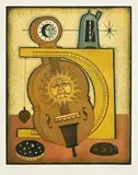 Pendulum by Tighe O'Donoghue & Ross American, etching - artist's proof, sold Aug 2023