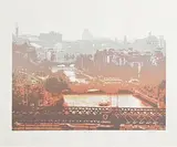 Cynthia Neill, Liffey Evening, screenprint - number 4 from an edition of 4