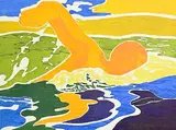 20th Century Irish School, Swimmer, 1974, intaglio