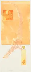 Joan Gleeson, Release, etching with gold leaf variable proof
