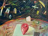 David Dubose, Spinner, 1996, lithograph - number 9 from an edition of 20