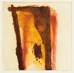 M.A. Fitzgerald, Falling House, aquatint etching - number 9 from an edition of 20