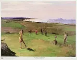Sir John Lavery, The Gold Course, North Berwick, print - number 2917/3000