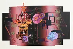 R Casey, Untitled, 1989, screenprint - artist's proof
