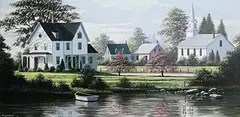 W. Saunders, Spring Morning, print