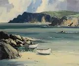 Cushendun, Co. Antrim by George K. Gillespie, oil on canvas, sold Jul 2023