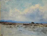 Spring Day on the Bog by William Percy French, watercolour on paper, sold Jul 2023
