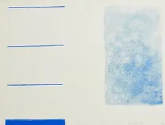 William Scott, White Predominates, 1972, screenprint on wove paper - numbered 31 from an edition of 72