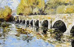 Mark Eldred, Beaufort Bridge, Killarney, 2005, oil on board