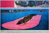 Christo, Surrounded Islands, offset lithograph of 'Surrounded Islands' Environmental Artwork