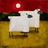 Going Ewer Way by Graham Knuttel, oil on canvas, sold Jul 2023