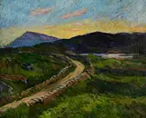 Estella Solomons, Donegal Landscape, oil on canvas