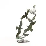 Birds in Flight by John Behan, unique bronze, sold Jul 2023
