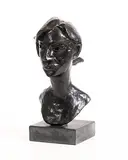 Graham Knuttel, Female, bronze on stone base - artist's copy