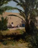 James English, Resting, Tabarca, Spain, oil on canvas