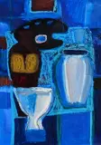 Ian Humphreys British, Blue Palette
