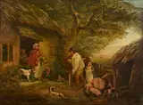 19th Century Irish School, Returning from the Hunt
