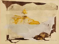 Brittas Bay by Patrick Hickey, 1966, lithograph - number 19 from an edition of 80, sold Jul 2023