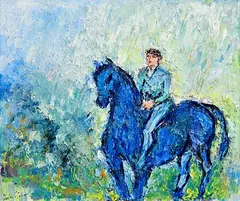 Declan O'Connor, Bandit, oil on canvas