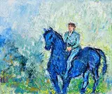 Declan O'Connor, Bandit, oil on canvas