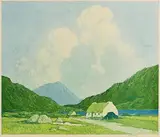 Paul Henry, The Blue Lake, Connemara, print