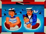 The Offering by Graham Knuttel, oil on canvas, sold Jun 2023