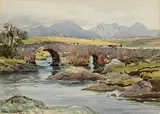 Frank McKelvey, From Ballynahinch to Roundstone, watercolour on paper