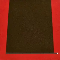 Cecil King, Thrust I, 1984, oil on paper