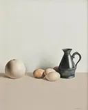 Liam Belton, Gourd, Pewter and Eggs