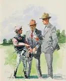 Peter Curling, Final Instructions, watercolour on paper