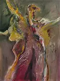 Gerald Davis, Rising, 1987, oil on canvas