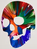 Damien Hirst British, Spin Series - Skull