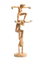 Michael Duhan, Acrobats, 1996, bronze - number 1 from an edition of 9