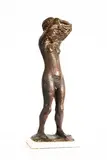 Female Undressing by John Behan, 1978, bronze on marble base, offered Jun 2023