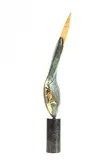 Valentin Bostan, Seed, 2020, bronze on a granite base - number 1 from an edition of 6