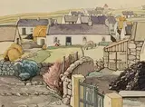 Dorothy Isabel Blackham, Keel, Achill, Co. Mayo, watercolour on paper