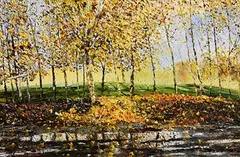 Mark Eldred, Autumn Maple - Killarney National Park, 2003, oil on board