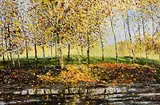 Mark Eldred, Autumn Maple - Killarney National Park, 2003, oil on board