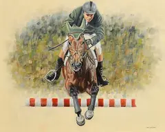 Peter Deighan, Up and Over, oil on canvas