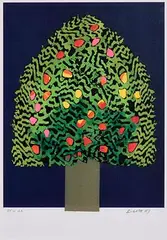 Christmas Tree by Patrick Scott, 2007, screenprint in colours, sold Jun 2023